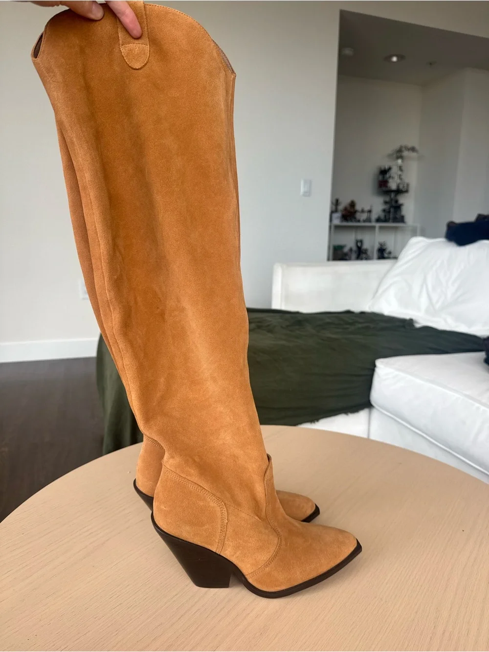 Free People Triple Crown Suede Over The Knee Boots 8,5